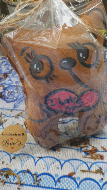 Handmade Vintage Aroma Gift Cute Cat – mit Personalisierung/ Personalized - Villa Brunoli
